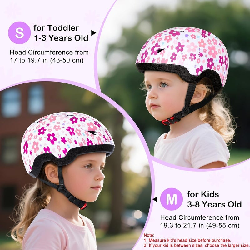 FIODAY Toddler Bike Helmet, Kids Helmets Baby Infant Bike Helmet for Kids Toddlers Boys Girls Age 1-3/2-4/3-5/5-8 for Biking Scootering Skateboarding - Image 4
